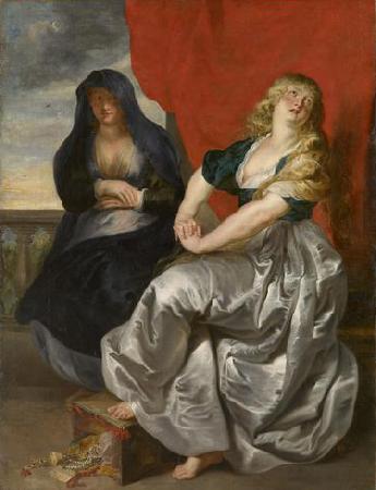 Peter Paul Rubens Reuige Magdalena und ihre Schwester Martha oil painting picture